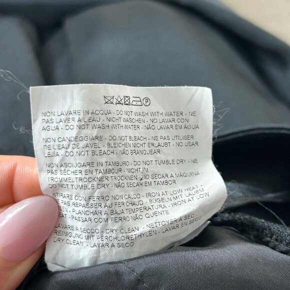 ETRO 2022 Satin Flared Black Wide-Leg Black Viscose Elegant Trouser Pants - Picture 11 of 15